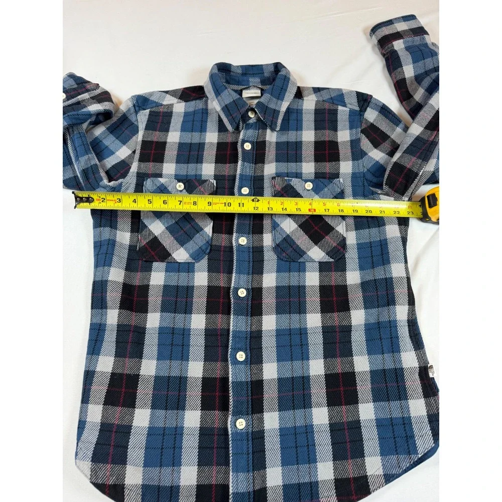 The North Face Valley Twill Plaid Long Sleeve Flannel‎ Button Shirt Men L Lumber